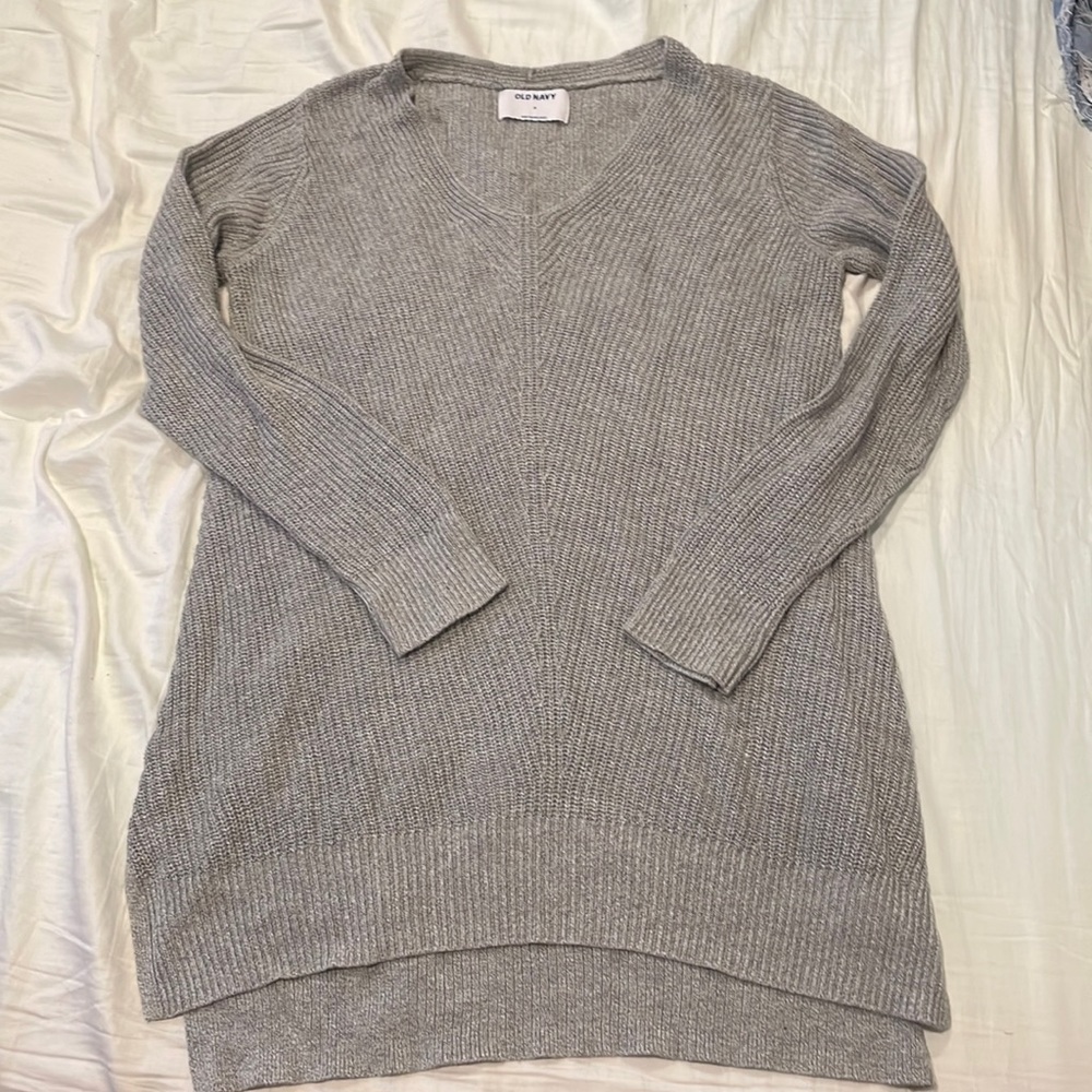 Gray sweater